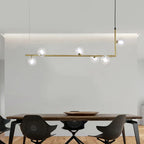 Linear Chandelier: Modern Long Dining Table Pendant Light