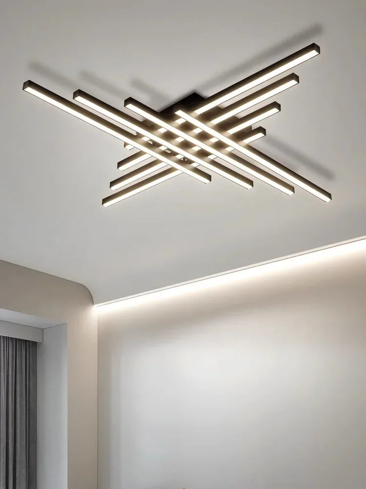 Linear LED Ceiling Lamp for Living Room Bedroom Lighting Fixtures