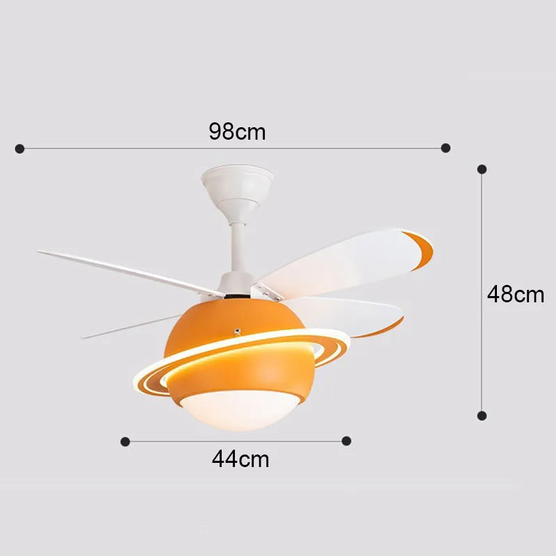 Rabbit Carrot Ceiling Fan: Fun Kids' Room Lighting for Home