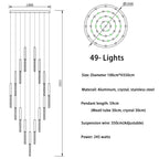 Crystal Loft Chandelier: Modern Nordic Art Deco Gold LED Lighting for Living Room