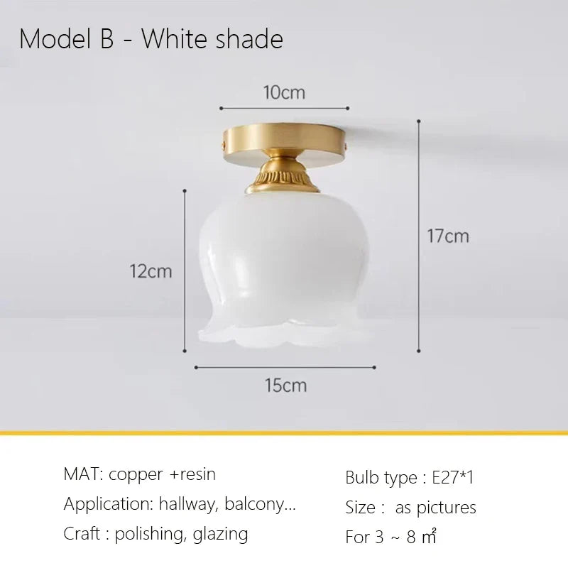 Vintage Nordic Ceiling Lamp: Creative LED Home Decor Lighting Fixtures