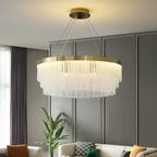 Crystal Luxury Hanging Ceiling Lamps LED Chandelier for Living Room Decor