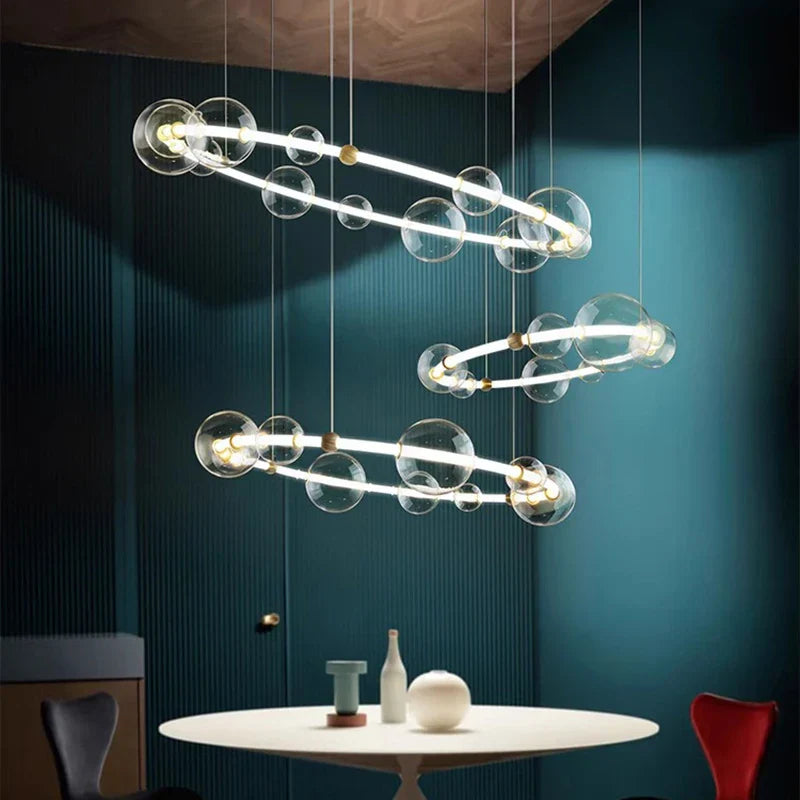 Modern LED Pendant Chandeliers for Living and Dining Room Lighting