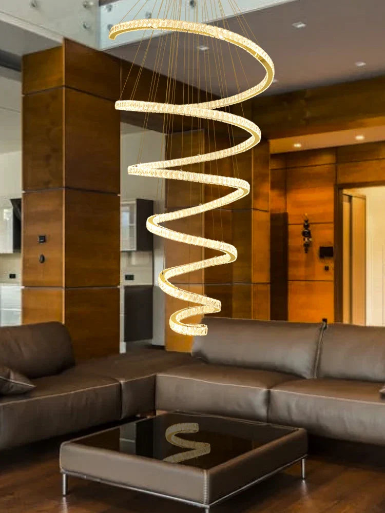 Crystal Pendant Chandelier for Living & Dining Room Lighting