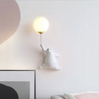 Polar Bear LED Sconce: Creative Wall Lighting for Family Theme Hotel Kid Children Bedroom