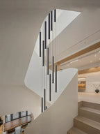 LED Chandelier Stairs Pendant Ceiling Lamp for Hotel Lobby Decor