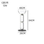Nordic Glass LED Floor Lamp for Modern Indoor Decor