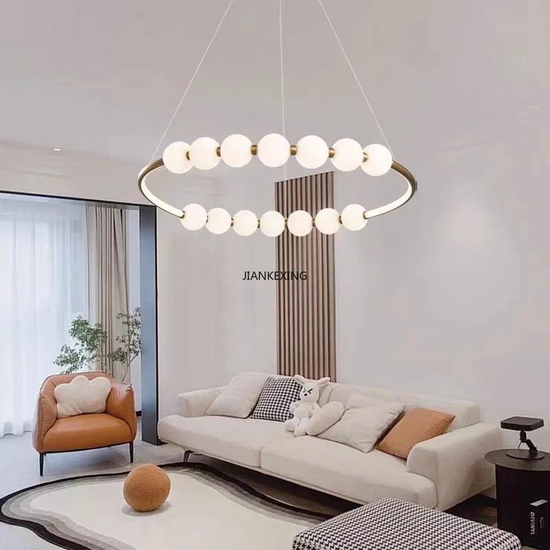 Circle Ring LED Pendant Lights for Elegant Home Decor
