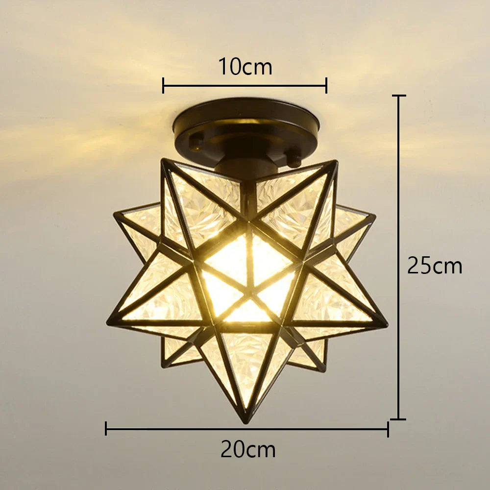 Glass Crystal LED Ceiling Chandelier for Home Decor