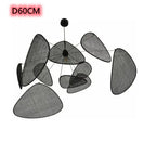 Nordic Bamboo Leaf Chandelier for Living Room and Kitchen