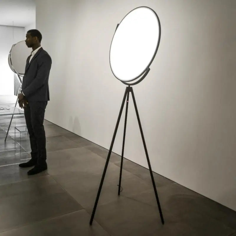 Superloon LED Floor Lamp Tripod Art White Black Nordic Living Room Lamp