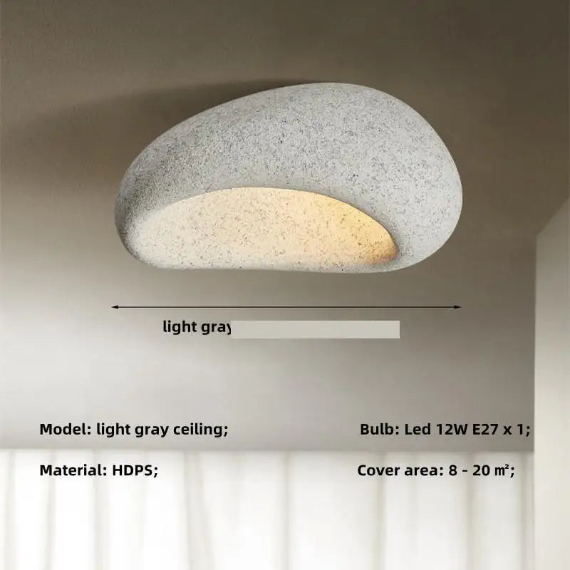 Wabi Sabi E27 Ceiling Chandelier for Home Art Deco Lighting