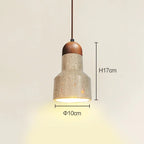 Yellow Travertine Bedside Pendant Light