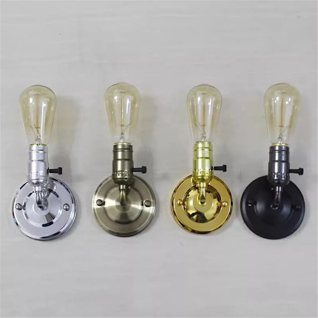 Black Bronze Gooseneck Wall Sconce Lamp with Switch - Industrial Vintage Farmhouse Design