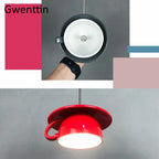 Ceramic Cup Pendant Light: Stylish LED Hanging Lamp for Home Decor and Kitchen
