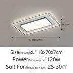 LED Ceiling Light with Remote Dimming for Modern Nordic Home Decor