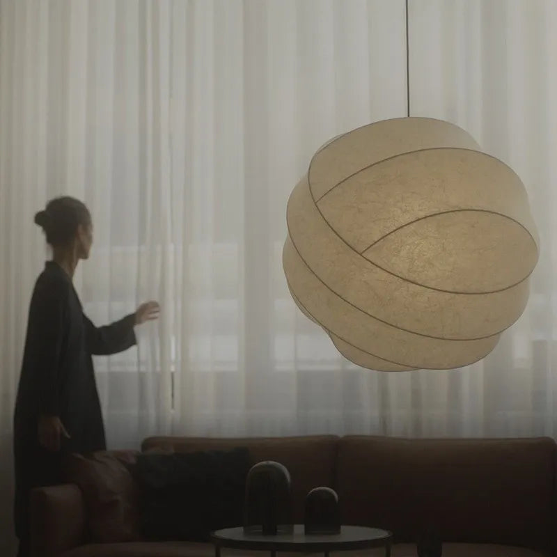 Pholc Turner Pendant Light: Silk Designer Lamp for Creative Home Decor and LED Dining Room