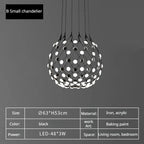 Mesh Ceiling Chandelier: Industrial Living Room Pendant Light for Home Decor