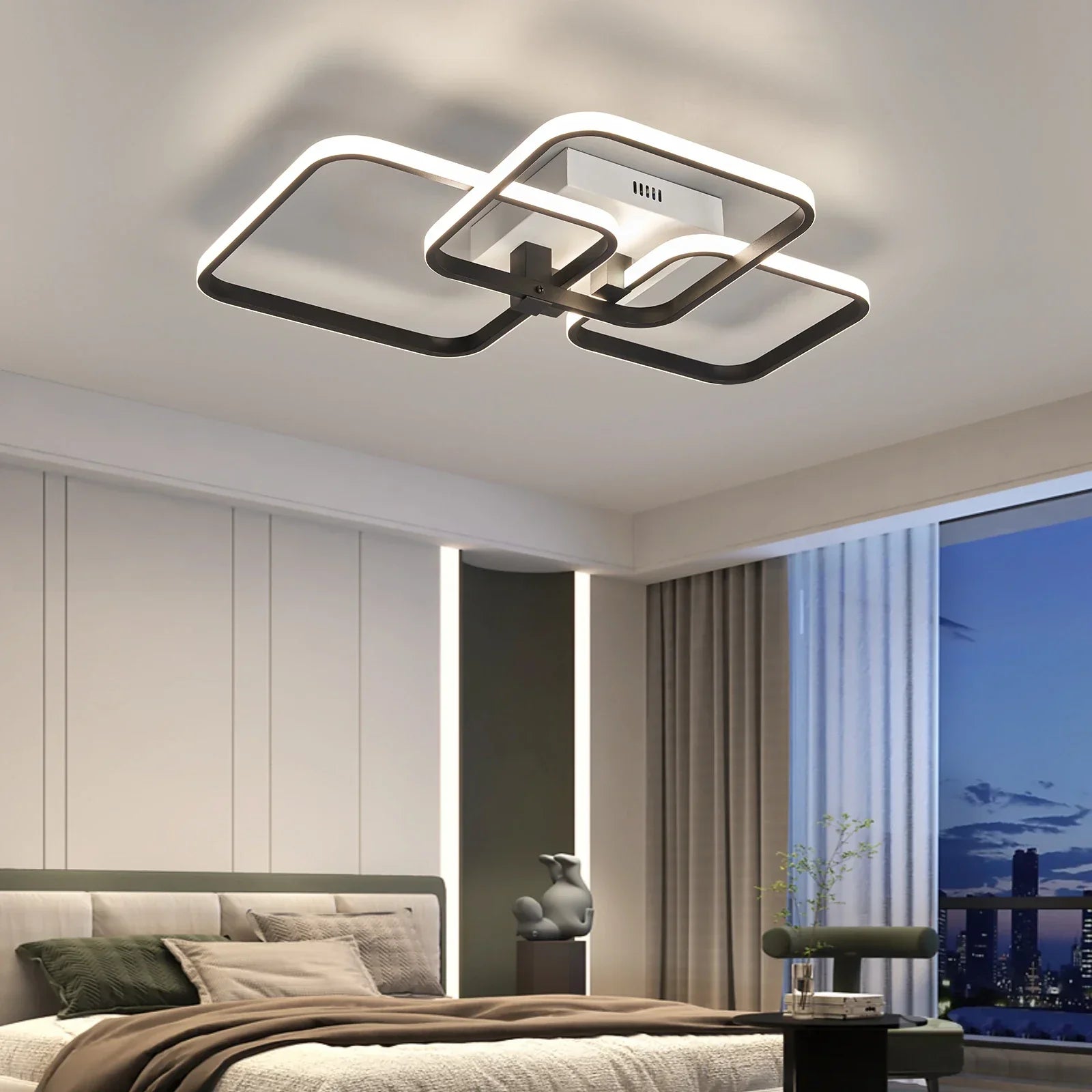 Minimalist LED Ceiling Light for Living Room Bedroom Study - Modern Nordic Design