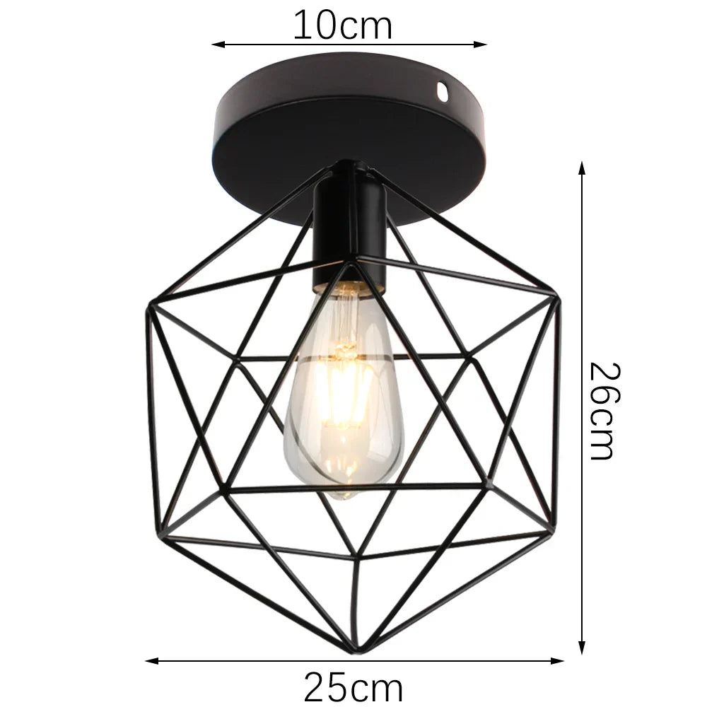 Vintage Industrial Ceiling Light for Home Decor
