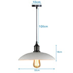 Iron Pendant Light for Dining Room, Kitchen, and Bedroom