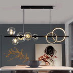 Glass Bubble LED Chandelier Dining Room Pendant Lighting