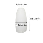 Matte White Glass Shade for E26 E27 Pendant Light