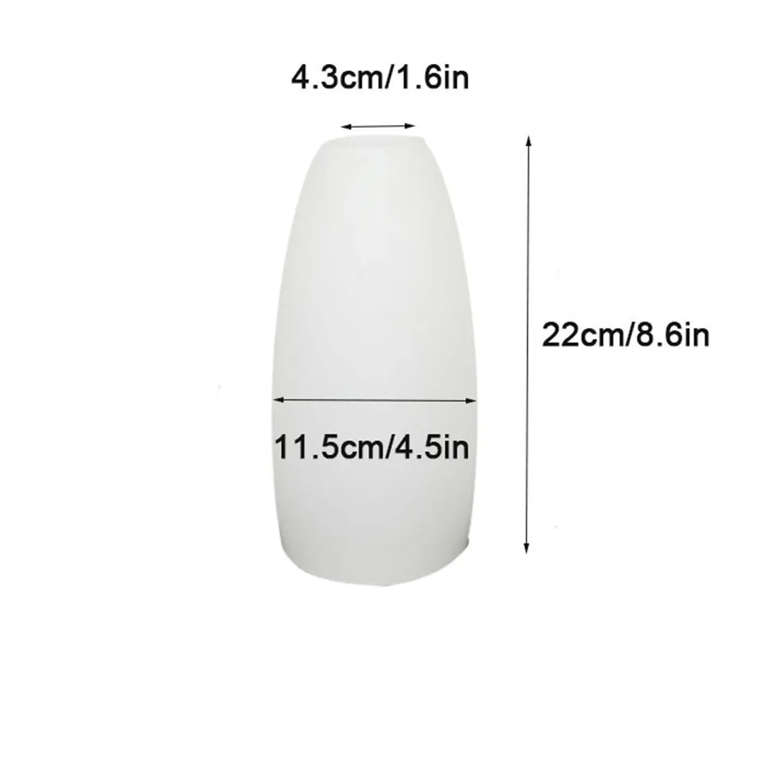 Matte White Glass Shade for E26 E27 Pendant Light