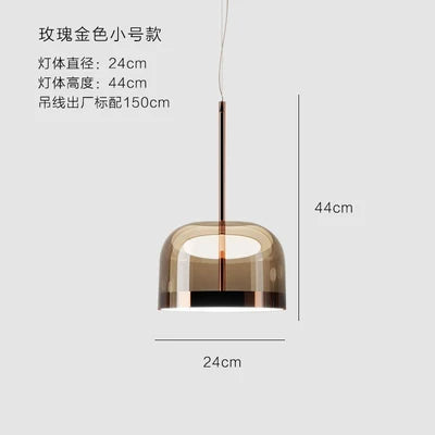 Equatore Glass Pendant Light for Modern Dining Room Decor and Luxury Loft House