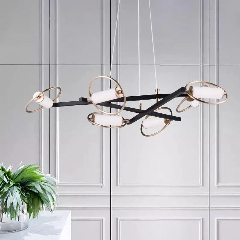 Circular Ring LED Ceiling Chandelier for Home Decor & Lighting Fixtures