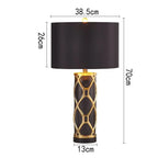 Ceramic Nordic Table Lamp: Luxury Designer Replica for Home Living Room and Bedroom Décor
