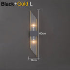 Crystal Wall Lamp: Elegant LED Indoor Lighting for Living Room, Bedroom, Hotel, and TV Background