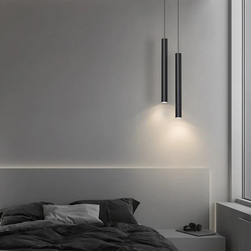 Modern Minimalist LED Pendant Lights for Living Room and Bedside