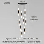 Nordic LED Ceiling Chandelier for Home Decor - Stylish Lighting for Various Rooms