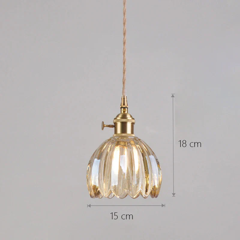 Scandinavian Glass Chandelier Lighting Modern Classic Decorative LED Pendant