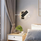 Minimalist Rotating Wall Sconce for Bedroom, Living Room, and Aisle