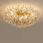 Modern LED Crystal Chandelier for Living Room Dining Bedroom Ceiling Light
