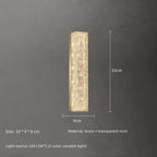 Copper Crystal LED Wall Lamp for Living Room, Postmodern Bedside Light
