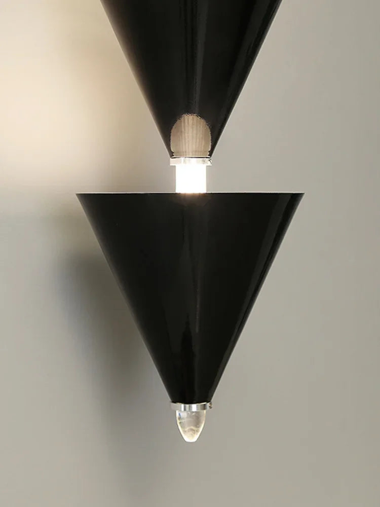 Tapered Cone Pendant Lamp - Modern Bedroom Chandelier for Stylish Corridor and Living Room