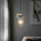Crystal LED Ceiling Chandelier | Modern Bedroom Pendant Lamp