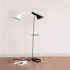 Arne Jacobsen Corner Floor Lamp Black White LED Modern Living Room Decor