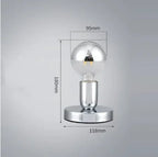 LED Desk Lamp: Stylish Bedside Table Decor Night Light for Bedroom, Bauhaus Design