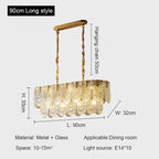 Crystal Chandelier: Modern Luxury Ceiling Lamp for Living Room, Bedroom, or Restaurant