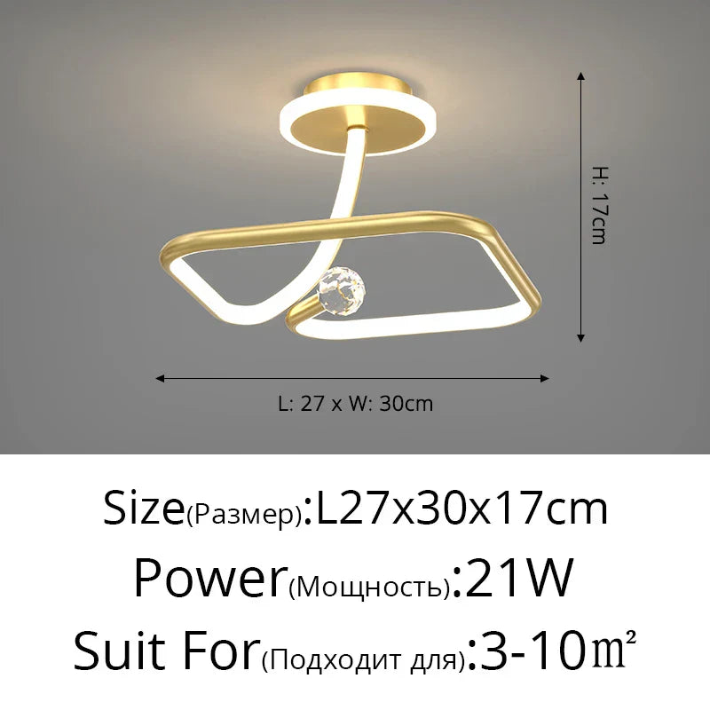 Modern LED Ceiling Chandelier for Home Decor Lighting Fixture