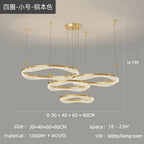 LED Ring Pendant Chandelier for Living Room Bedroom and Dining Room