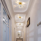 Diamond Crystal Ceiling Lights: Modern LED Fixture for Bedroom, Corridor, Aisle, Entrance, Bar, Cafe