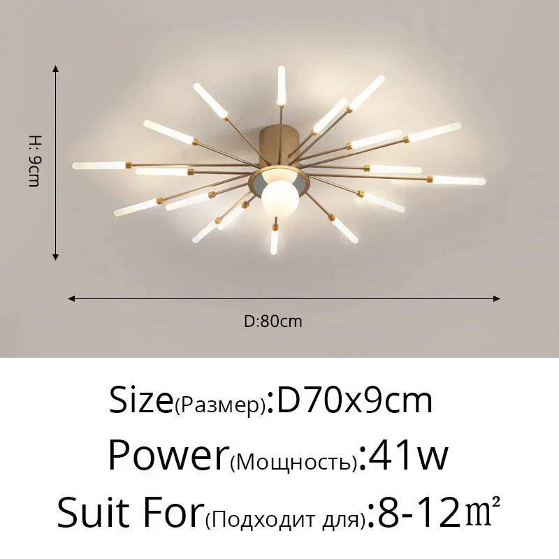LED Chandelier Lights - Modern Indoor Lighting for Living Room, Kids Room, Bedroom
