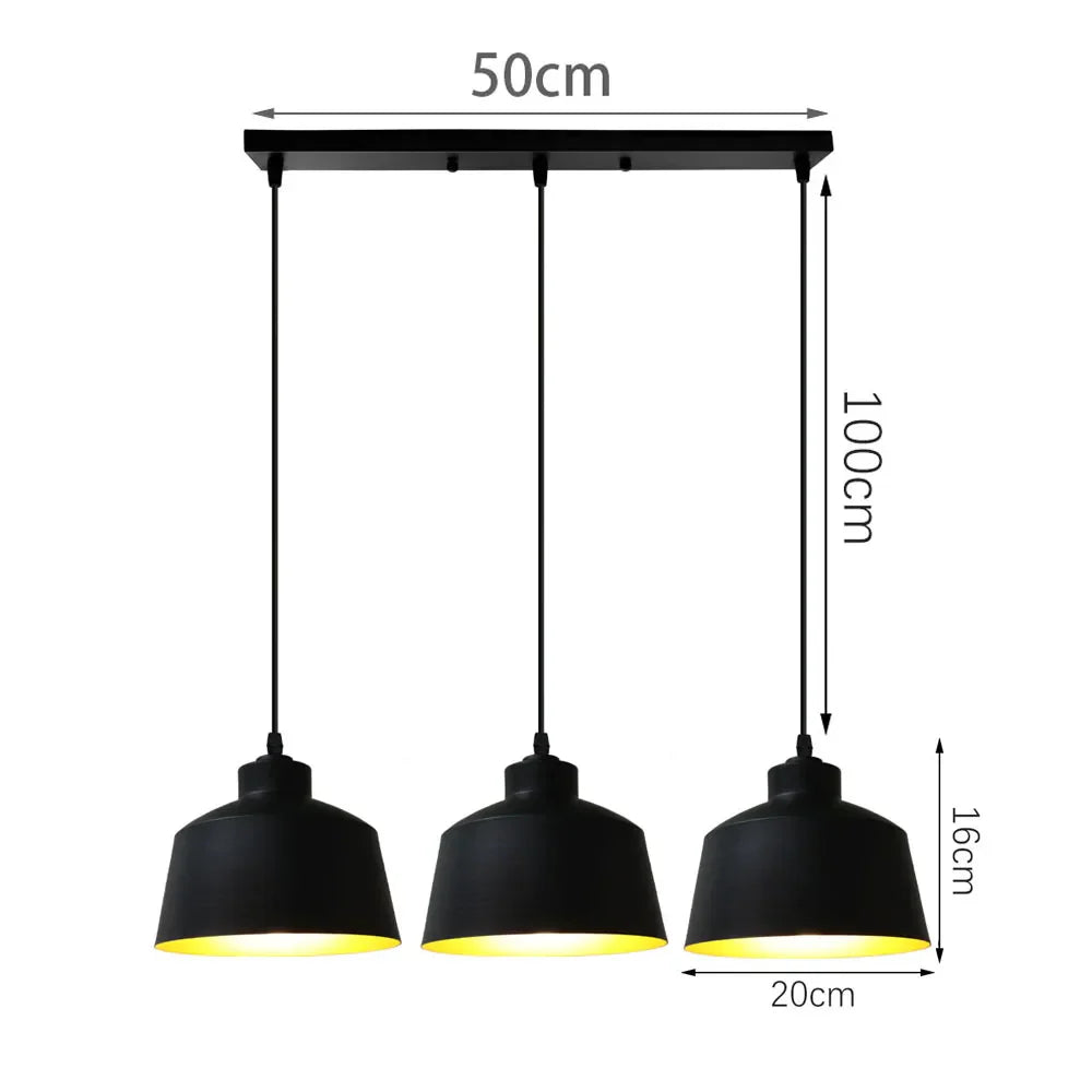 Nordic Retro LED Pendant Chandelier for Modern Home Lighting