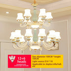 Deluxe Duplex Living Room Chandelier - Elegant Villa & Hotel Pendant Lighting
