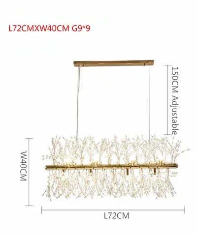 Dandelion Chandelier LED Pendant Lamp for Dining Room Bedroom Shops